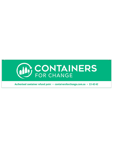 Container Closure Signs CFC Signs - Depots – Containers for Change Online Store