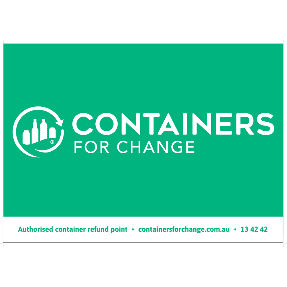 CFC Signs - Mobile Refund Points – Containers for Change Online Store