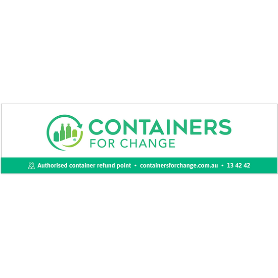 CFC Signs Depots Containers for Change Online Store